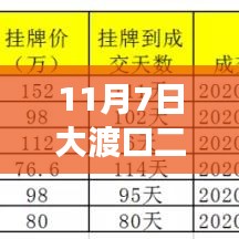 11月7日大渡口二手房最新消息，成长的力量背后的故事与成就感的赋予