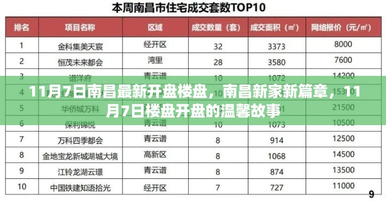 南昌新篇章，11月7日楼盘盛大开盘纪实