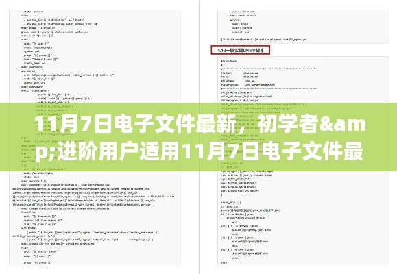 初学者与进阶用户适用的最新电子文件操作指南（11月7日更新版）