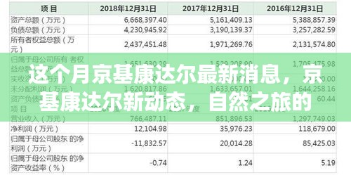 京基康达尔新动态揭秘，自然之旅的心灵觉醒与轻松探险本月更新