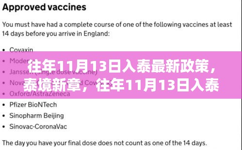 泰境新章，深度解读与影响探析往年11月13日入泰最新政策的影响与趋势预测