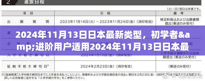 初学者与进阶用户必备，2024年日本最新类型技能学习全攻略