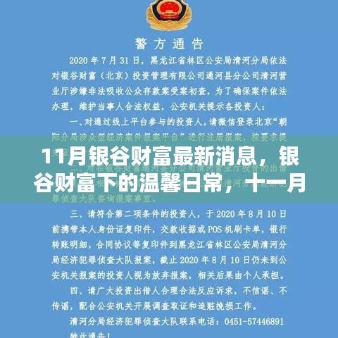 银谷财富最新动态，十一月温馨日常与意外惊喜中的深厚友情