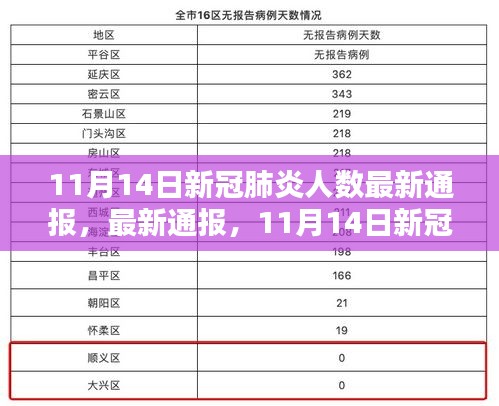 11月14日新冠肺炎人数最新通报及更新概况