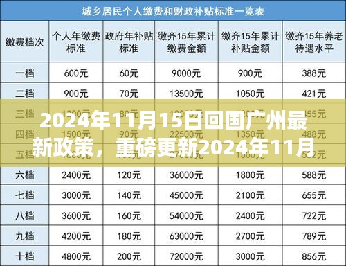 重磅更新！2024年11月15日回国广州最新政策详解，你需要知道的一切