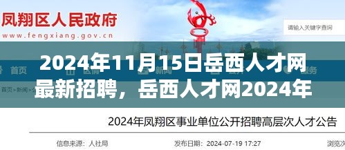 岳西人才网2024年11月15日最新招聘盛况，人才汇聚，开启新时代招聘篇章