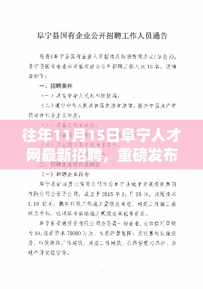 阜宁人才网11月15日最新高科技产品招聘，领略前沿科技魅力，启程未来生活革新之旅