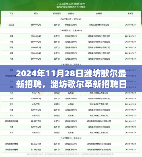 2024年11月28日潍坊歌尔最新招聘，潍坊歌尔革新招聘日，2024年未来科技产品的巅峰之作