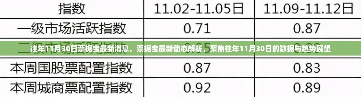 往年11月30日票据宝最新动态与展望，聚焦数据与趋势解析