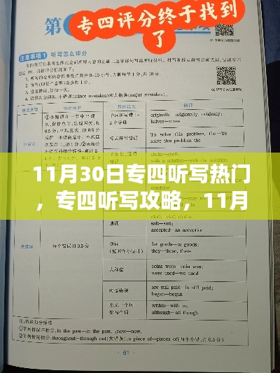 11月30日专四听写全攻略，从初学者到进阶用户的技能提升指南