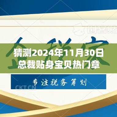 揭秘预测，总裁贴身宝贝热门章节走向展望至2024年11月30日