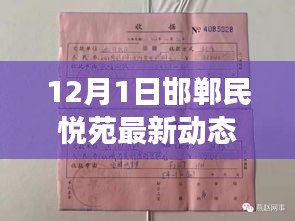 邯郸民悦苑，历史与未来的交融序幕——最新动态揭秘（12月1日）