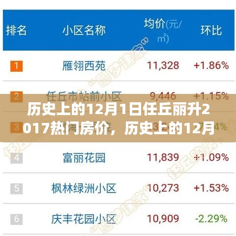 揭秘，历史上的12月1日与任丘丽升房价的崛起背后的故事，探寻任丘丽升热门房价背后的秘密（2017年）