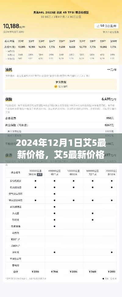 2024年艾5最新价格深度解析，产品特性与用户体验评测报告