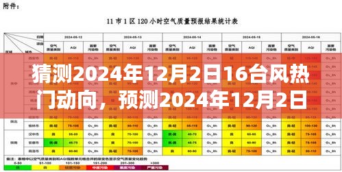 2024年12月2日台风热门动向预测与分析，十六台风的动态及其潜在影响