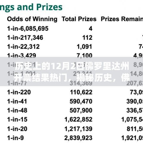 揭秘佛罗里达州历史开票结果背后的故事，12月2日的那些令人瞩目的瞬间