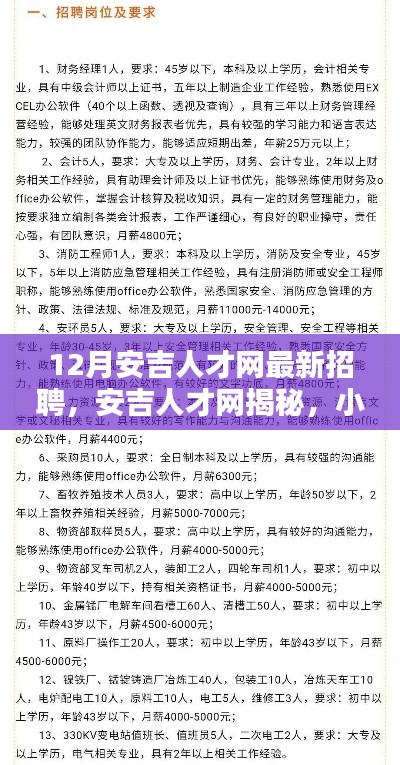 安吉人才网揭秘，小巷深处的独特小店招聘季开启！