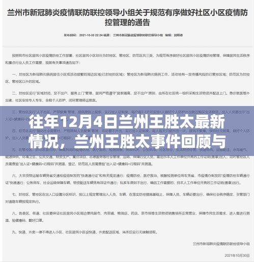 兰州王胜太事件深度解析，回顾历程与最新情况分析