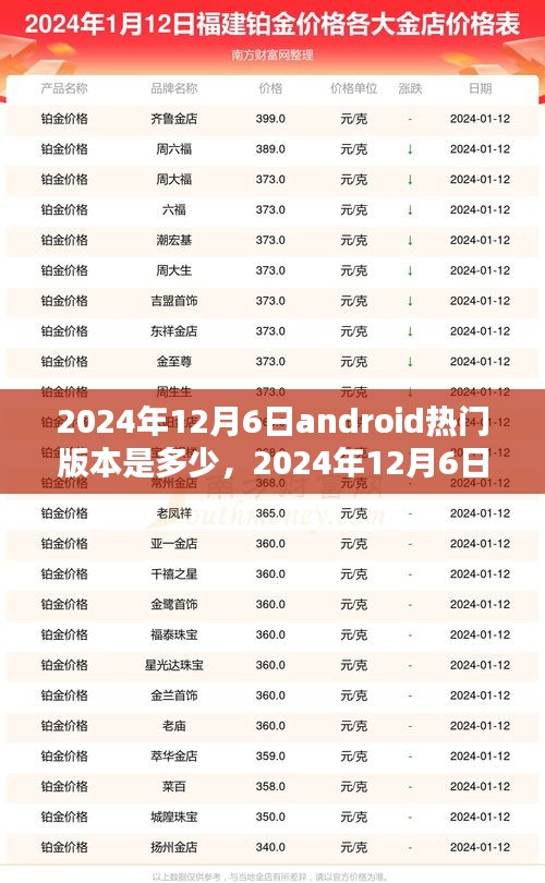 2024年12月6日android热门版本是多少，2024年12月6日热门Android版本探索与升级指南——适合初学者与进阶用户