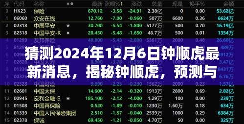 揭秘钟顺虎，预测与期待中的未来轨迹猜想 —— 2024年最新消息解读