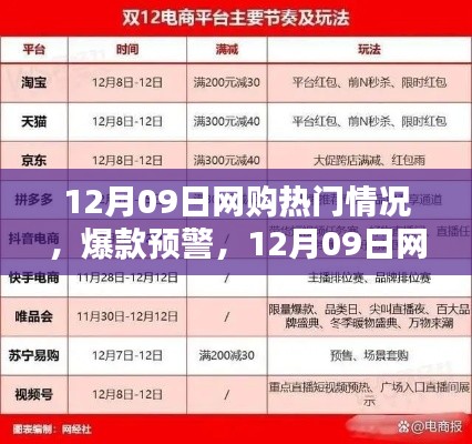 12月09日网购热潮全景解析，热门爆款预警