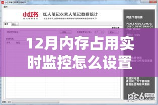 小红书风格教程，如何设置12月内存占用实时监控？