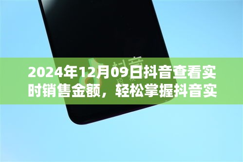 掌握抖音实时销售金额查看技巧，步骤指南（2024年12月09日版）