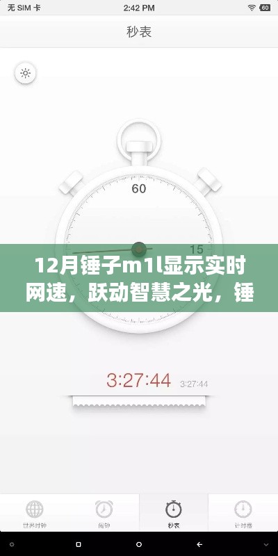 锤子手机M1L实时网速显示功能，智慧跃动背后的故事与成长之旅