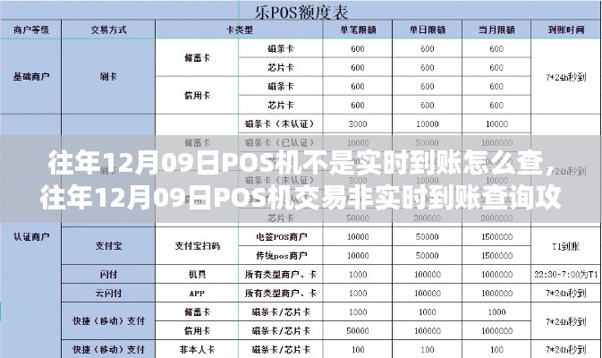 往年12月09日POS机交易非实时到账查询攻略，高效追踪资金走向的方法与步骤