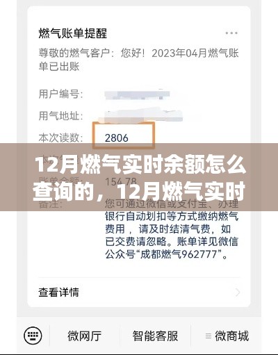 12月燃气实时余额查询完全指南，零基础操作教程