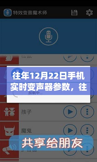 往年12月22日手机实时变声器参数详解，打造声音魔法之旅