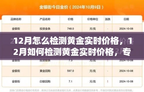 黄金实时价格检测指南，专业解析与个体立场阐述，洞悉黄金市场走势（十二月版）