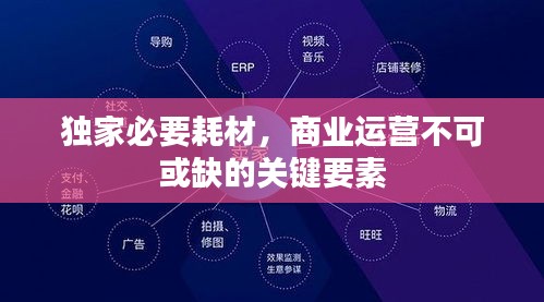 独家必要耗材，商业运营不可或缺的关键要素