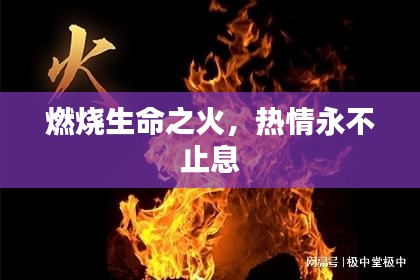 燃烧生命之火，热情永不止息