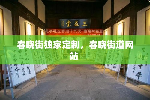 春晓街独家定制，春晓街道网站 