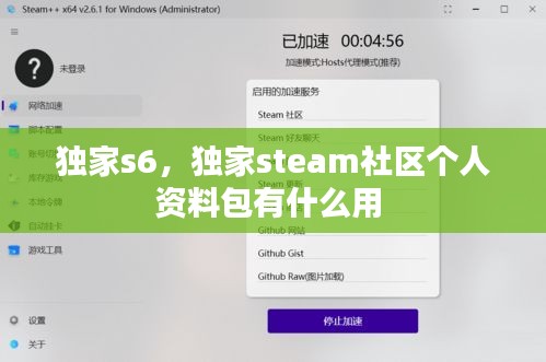 独家s6，独家steam社区个人资料包有什么用 