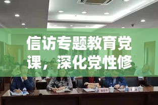 信访专题教育党课，深化党性修养，提升信访服务水平