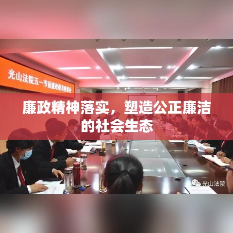 廉政精神落实，塑造公正廉洁的社会生态