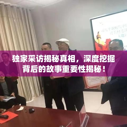 独家采访揭秘真相，深度挖掘背后的故事重要性揭秘！