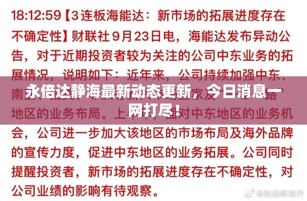 永倍达静海最新动态更新，今日消息一网打尽！