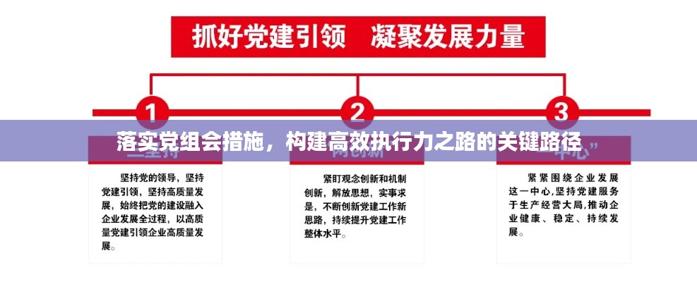 落实党组会措施，构建高效执行力之路的关键路径